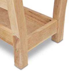 Relaxdays Porte-magazines Porte-revues Support Pour Journaux En Bois De Noyer HxlxP: 38,5 X 26,5 X 40 Cm, Nature -Petit rangement Soldes Magasin 10367019 5