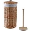 AUBRY GASPARD Rangement Rouleau De Papier WC Marron - Marron -Petit rangement Soldes Magasin 10749395 1