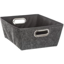 Five - Panier Biseau Feutrine Gris Foncé - Gris Foncé