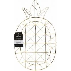 THE HOME DECO FACTORY Corbeille Filaire Ananas Doré Doré - Doré -Petit rangement Soldes Magasin 11642949 4