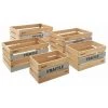 Lot De 5 Cagettes Farmer - Atmosphera - Bois