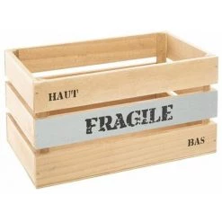 Lot De 5 Cagettes Farmer - Atmosphera - Bois -Petit rangement Soldes Magasin 12179514 4