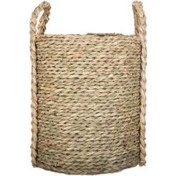 Lot De 3 Paniers De Rangement En Osier Coloris Naturel -PEGANE- -Petit rangement Soldes Magasin 12220358 3