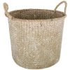 Atmosphera - Panier De Rangement En Seagrass Blanchi Avec Anses - Osier -Petit rangement Soldes Magasin 12302978 1