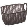 Five - Panier S Ovale Gris Baltik - Gris -Petit rangement Soldes Magasin 12312231 1