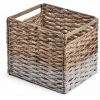 Kave Home - Panier Words Naturel Et Blanc En Fibres Naturelles - Naturel