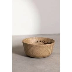 Panier Kahs Cil SKLUM Jonc - Ø35 X 32 Cm -Petit rangement Soldes Magasin 12565592 4