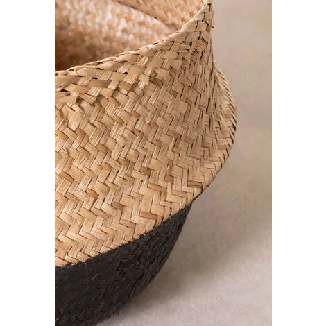 Panier Kahs Borl SKLUM Jonc - Ø35 X 32 Cm Noir 7 Panier Kahs Borl SKLUM Jonc - Ø35 X 32 Cm Noir – Image 5
