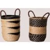 Lot De 2 Paniers Sham SKLUM Jonc - Naturel -Petit rangement Soldes Magasin 12565618 1