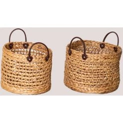 Lot De 2 Paniers Izmir SKLUM Jonc - Naturel