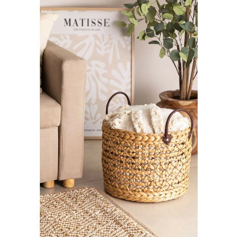 Lot De 2 Paniers Izmir SKLUM Jonc - Naturel 4 Lot De 2 Paniers Izmir SKLUM Jonc - Naturel – Image 2