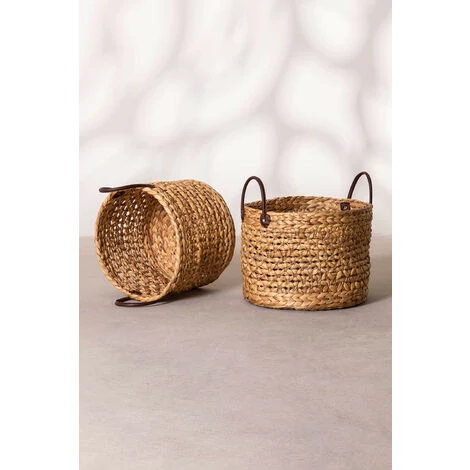 Lot De 2 Paniers Izmir SKLUM Jonc - Naturel 5 Lot De 2 Paniers Izmir SKLUM Jonc - Naturel – Image 3