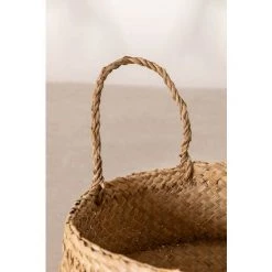 Panier Kahs SKLUM Jonc - Ø35 X 32 Cm Naturel -Petit rangement Soldes Magasin 13152491 5