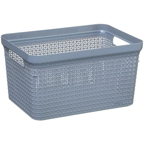 Five - Panier De Rangement Scandinave 5 L - Gris Clair 4 Five - Panier De Rangement Scandinave 5 L - Gris Clair – Image 2