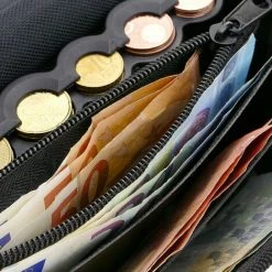 PrimeMatik - Porte Monnaie Et Billets Pour Serveur Avec Monnayeur Euro Intégré Et Ceinturé Magnétique -Petit rangement Soldes Magasin 14663389 5