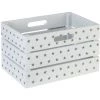 ATMOSPHERA KIDS Cagette De Rangement - 29 X 20 X 18 - Blanc