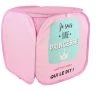 HELLO KIDS Panier à Jouets Pliable - 45 X 45 Cm - 45 X 45 X 45 - Rose -Petit rangement Soldes Magasin 14866265 1