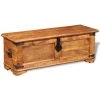VidaXL Coffre De Rangement Bois Massif De Manguier - Brun -Petit rangement Soldes Magasin 1487945 1