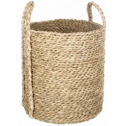Lot De 3 Paniers Ronds Seagrass - Atmosphera - Naturel -Petit rangement Soldes Magasin 15255328 4