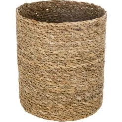 ATMOSPHERA Panier Roseau Naturel X 4 - Marron -Petit rangement Soldes Magasin 15482615 3