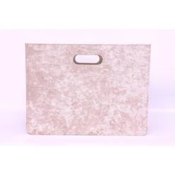 HEART OF THE HOME Range Magazine Design Velours Silvia - 16 X 15 X 16 - Rose