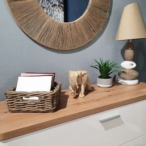 MEUBLETMOI Petit Panier Carré En Kubu Naturel Tressé - LOURMARIN - Marron 4 MEUBLETMOI Petit Panier Carré En Kubu Naturel Tressé - LOURMARIN - Marron – Image 2