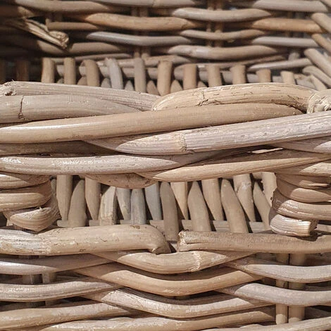 MEUBLETMOI Petit Panier Carré En Kubu Naturel Tressé - LOURMARIN - Marron 5 MEUBLETMOI Petit Panier Carré En Kubu Naturel Tressé - LOURMARIN - Marron – Image 3