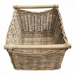 MEUBLETMOI Panier Rectangulaire En Kubu Naturel Tressé Avec Poignées - KOS L - Bois 9 MEUBLETMOI Panier Rectangulaire En Kubu Naturel Tressé Avec Poignées - KOS L - Bois -Petit rangement Soldes Magasin 16039288 3