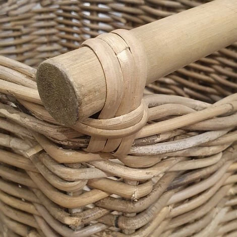 MEUBLETMOI Panier Rectangulaire En Kubu Naturel Tressé Avec Poignées - KOS L - Bois 6 MEUBLETMOI Panier Rectangulaire En Kubu Naturel Tressé Avec Poignées - KOS L - Bois – Image 4