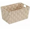 WENKO Panier salle de bain Adria, Rangement Salle De Bain S, Polypropylène, 30x20x15 Cm, beige -Petit rangement Soldes Magasin 16526118 1