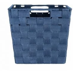 WENKO Panier salle de bain Adria, Rangement Salle De Bain M, Polypropylène, 35x25.5x22 Cm, bleu Foncé -Petit rangement Soldes Magasin 16527491 4