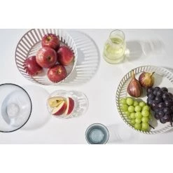 YAMAZAKI Corbeille à Fruits En Métal Tower Blanc - Blanc -Petit rangement Soldes Magasin 16795791 3