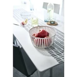 YAMAZAKI Corbeille à Fruits En Métal Tower Blanc - Blanc -Petit rangement Soldes Magasin 16795791 4