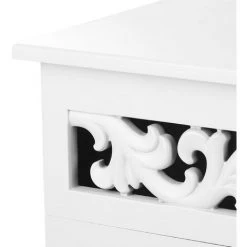 IKAYAA Coffre De Rangement Rectangulaire, Blanc -Petit rangement Soldes Magasin 16809785 2
