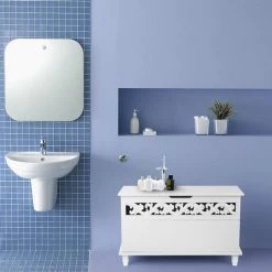 IKAYAA Coffre De Rangement Rectangulaire, Blanc -Petit rangement Soldes Magasin 16809785 5