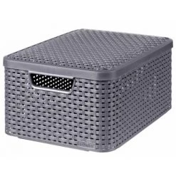 Curver Boîtes De Rangement Style Avec Couvercle 3 Pcs M Anthracite - Anthracite 8 Curver Boîtes De Rangement Style Avec Couvercle 3 Pcs M Anthracite - Anthracite -Petit rangement Soldes Magasin 17376874 3