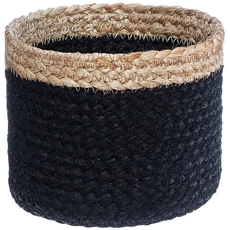 Atmosphera - Set De 3 Paniers De Rangement En Jute Beige Et Noir - Beige/noir 5 Atmosphera - Set De 3 Paniers De Rangement En Jute Beige Et Noir - Beige/noir – Image 3
