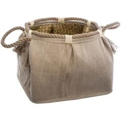 Atmosphera - Set De 2 Paniers De Rangement En Jute Et Corde - Beige 8 Atmosphera - Set De 2 Paniers De Rangement En Jute Et Corde - Beige -Petit rangement Soldes Magasin 17411806 3