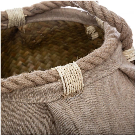 Atmosphera - Set De 2 Paniers De Rangement En Jute Et Corde - Beige 6 Atmosphera - Set De 2 Paniers De Rangement En Jute Et Corde - Beige – Image 4