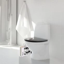 Relaxdays Porte Revues, 2 Poignées, Porte-magazine, Range-journal, Support Brochure, Acrylique, HLP 29x33x10 Cm, Argenté -Petit rangement Soldes Magasin 17662329 5