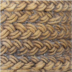 Atmosphera - Pot De Fleurs En Ciment Aspect Seagrass D 21 Cm - Beige Moyen -Petit rangement Soldes Magasin 18047774 2