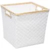 Five - Boîte De Rangement Tressée Blanc 31 X 31 Cm - Blanc