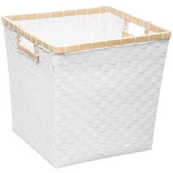 Five - Boîte De Rangement Tressée Blanc 31 X 31 Cm - Blanc