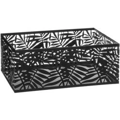 Atmosphera - Lot De 3 Caisses De Rangement Cagettes En Métal Noir Ajouré - Noir -Petit rangement Soldes Magasin 18048031 3