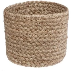 Atmosphera - Set De 3 Paniers De Rangement En Jute Naturel Et Blanc - Beige/blanc -Petit rangement Soldes Magasin 18048101 2