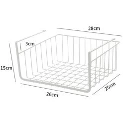 ASUPERMALL Panier Suspendu, Panier De Rangement Pour Bureau De Cuisine -Petit rangement Soldes Magasin 18195840 3