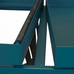 ALTOBUY STACIO - Table D'Appoint Turquoise Avec Porte-Brochure - Turquoise 9 ALTOBUY STACIO - Table D'Appoint Turquoise Avec Porte-Brochure - Turquoise -Petit rangement Soldes Magasin 18200282 3