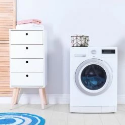 Relaxdays 2x Corbeille Fil De Fer, Panier Métal, Pot Rangement Vêtement Accessoires, Cosmétiques, ∅ 21,5 Cm, Noir -Petit rangement Soldes Magasin 18408161 3