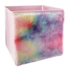 ATMOSPHERA FOR KIDS Bac De Rangement Pliable Fourrure Multicolore Atmosphera