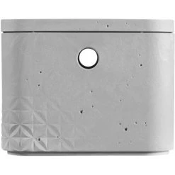 Curver Boîtes De Rangement Beton Avec Couvercle 3 Pcs M Gris Clair - Gris -Petit rangement Soldes Magasin 18548244 4